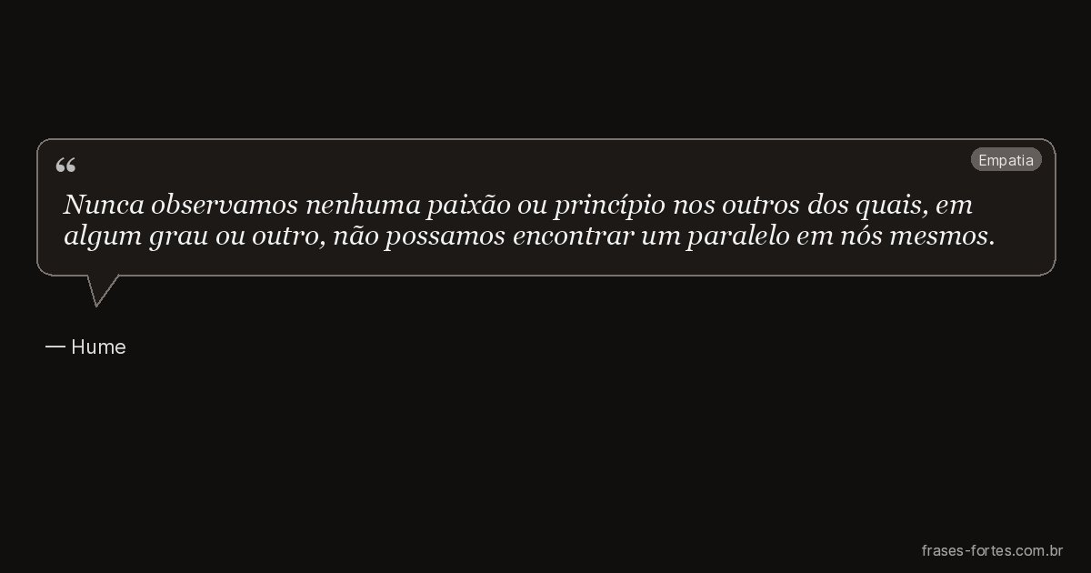 Frase de Hume