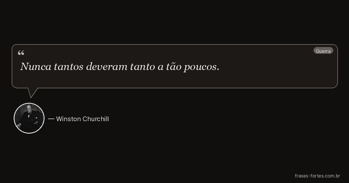 Frase de Winston Churchill