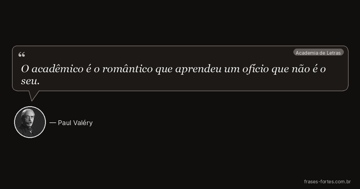 Frase de Paul Valéry