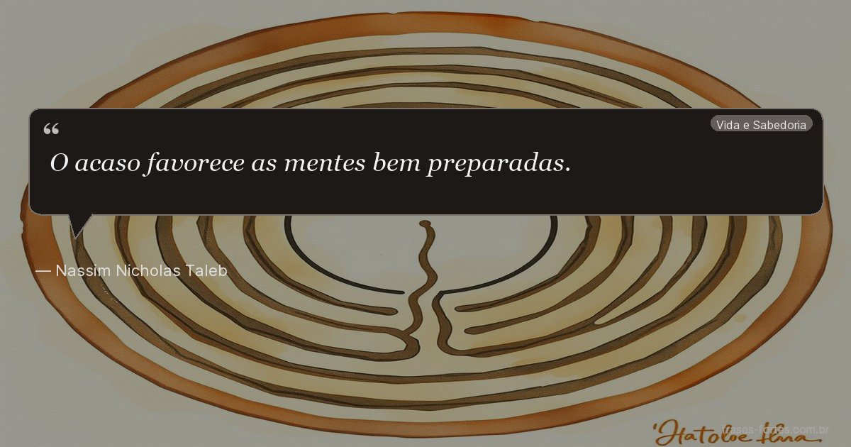 Frase de Nassim Nicholas Taleb