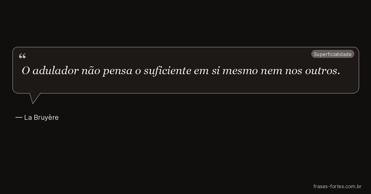 Frase de La Bruyère