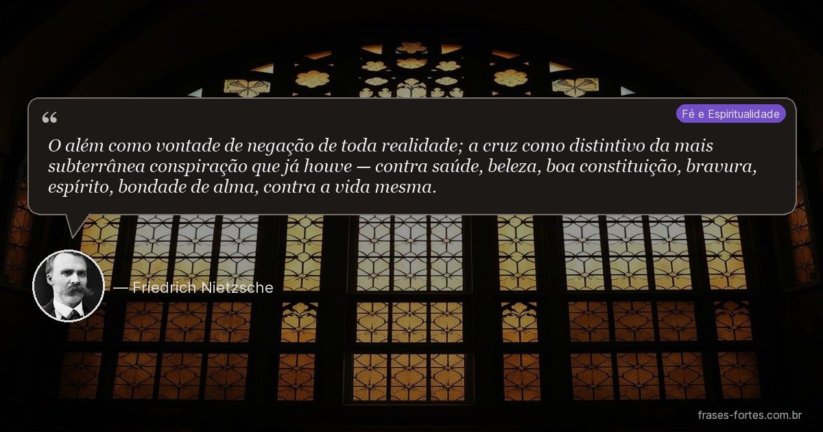 Frase de Friedrich Nietzsche