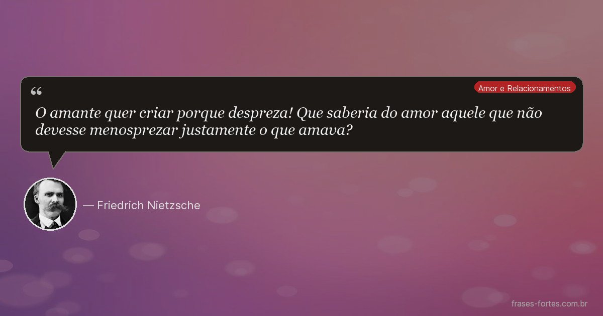 Frase de Friedrich Nietzsche