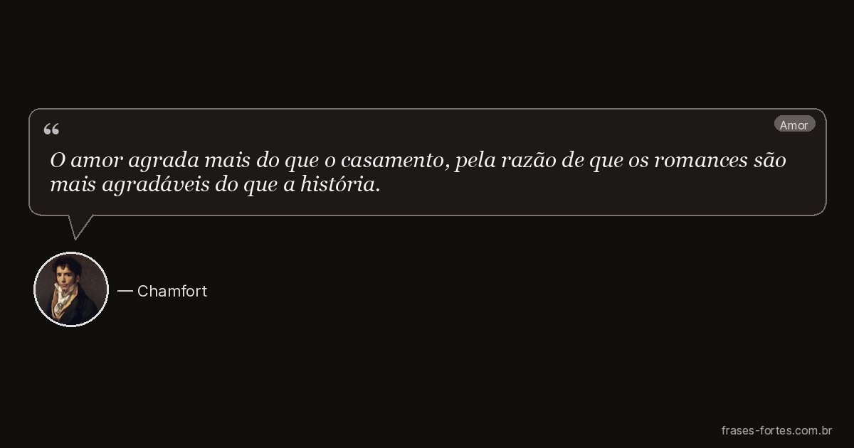 Frase de Chamfort