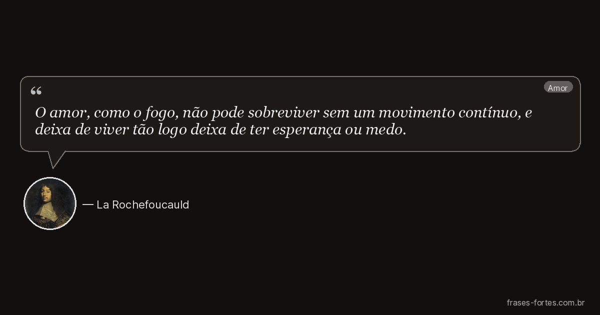 Frase de La Rochefoucauld