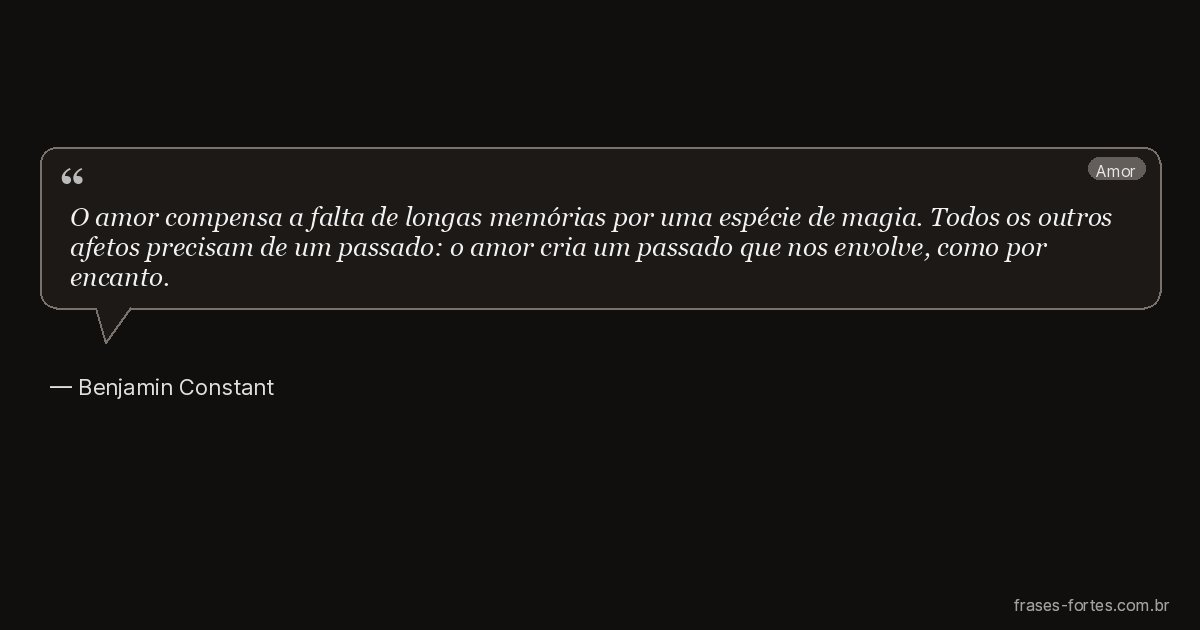 Frase de Benjamin Constant