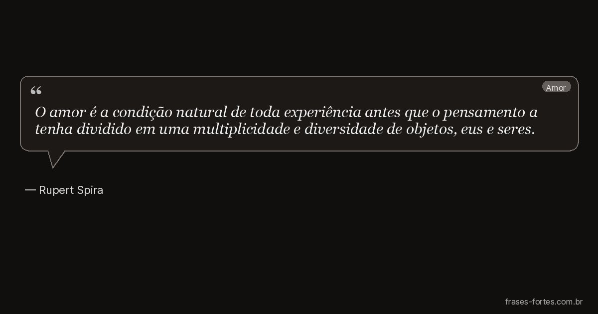 Frase de Rupert Spira