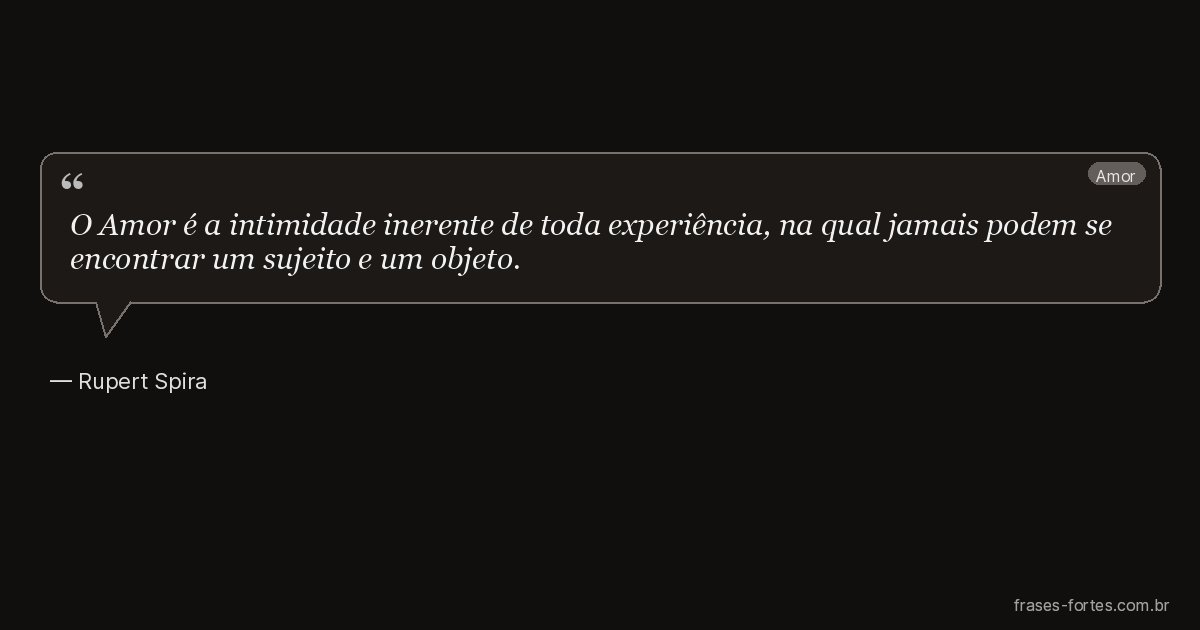 Frase de Rupert Spira