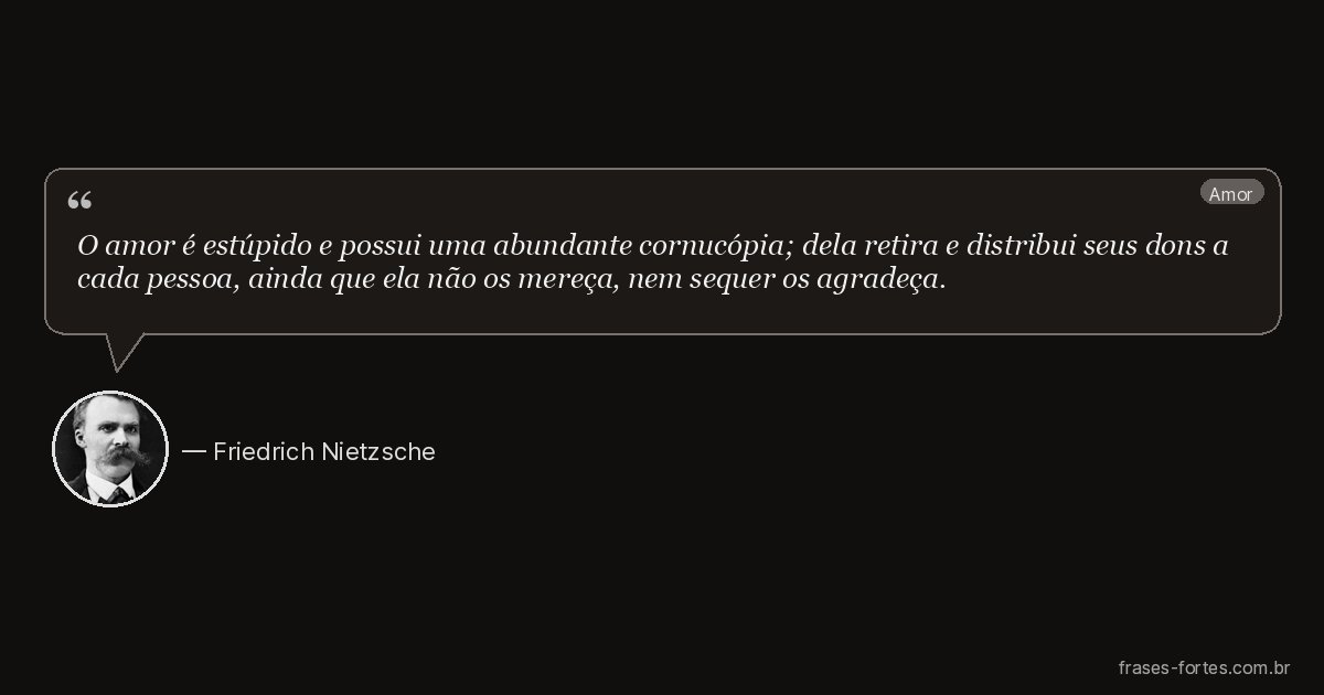 Frase de Friedrich Nietzsche
