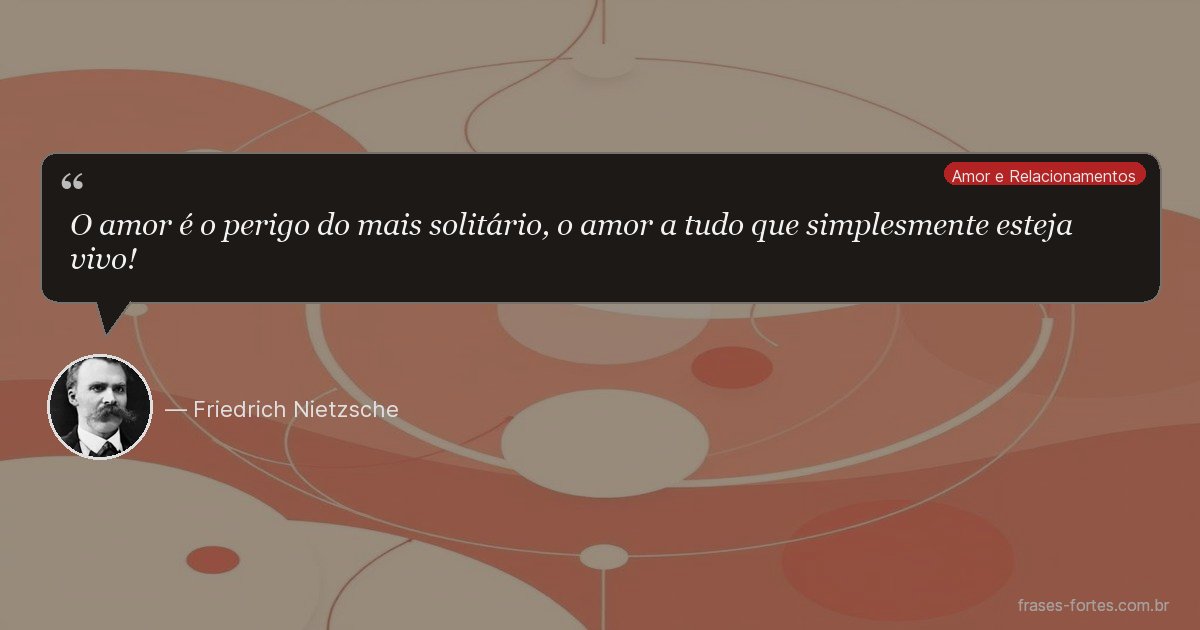 Frase de Friedrich Nietzsche