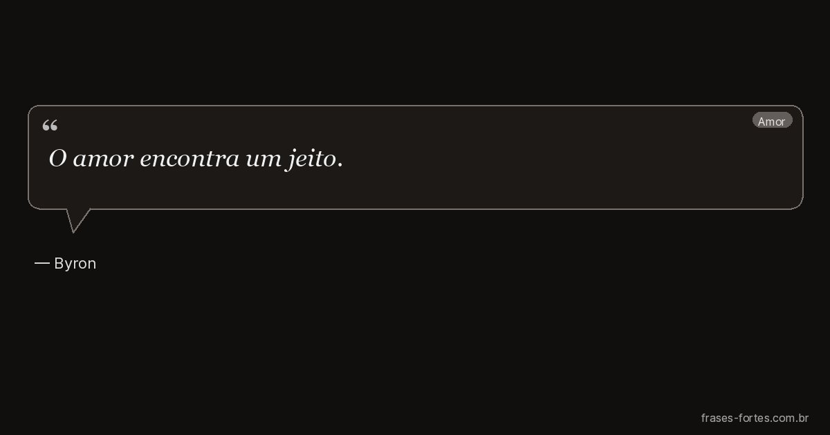 Frase de Byron