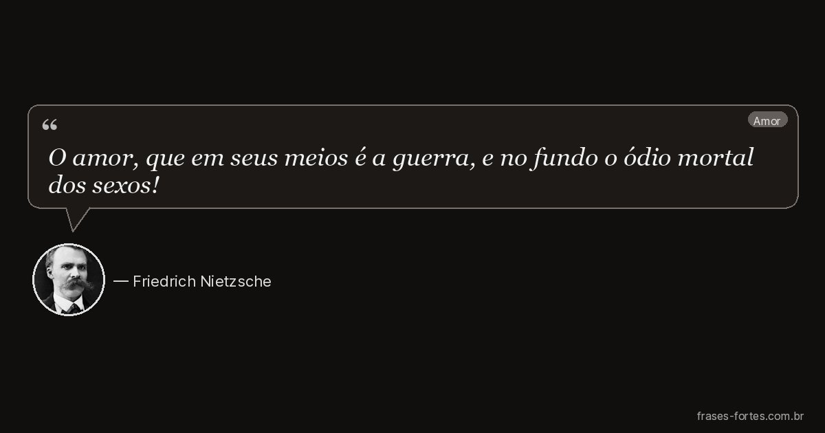 Frase de Friedrich Nietzsche