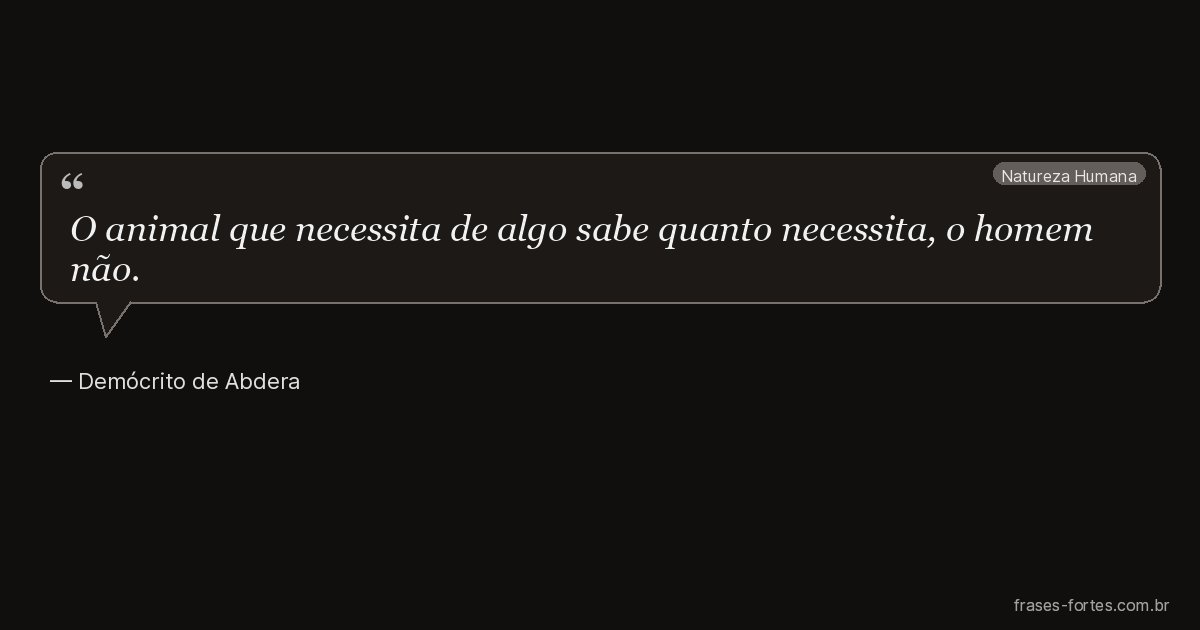 Frase de Demócrito de Abdera
