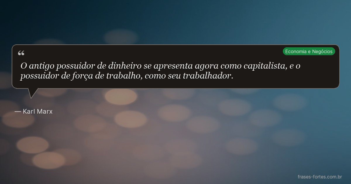 Frase de Karl Marx