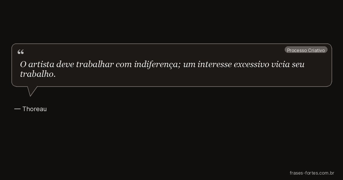 Frase de Thoreau