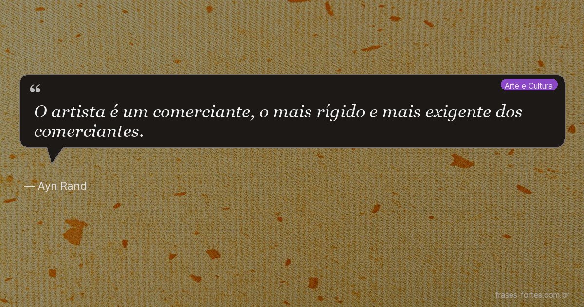 Frase de Ayn Rand
