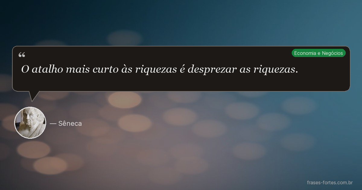 Frase de Sêneca