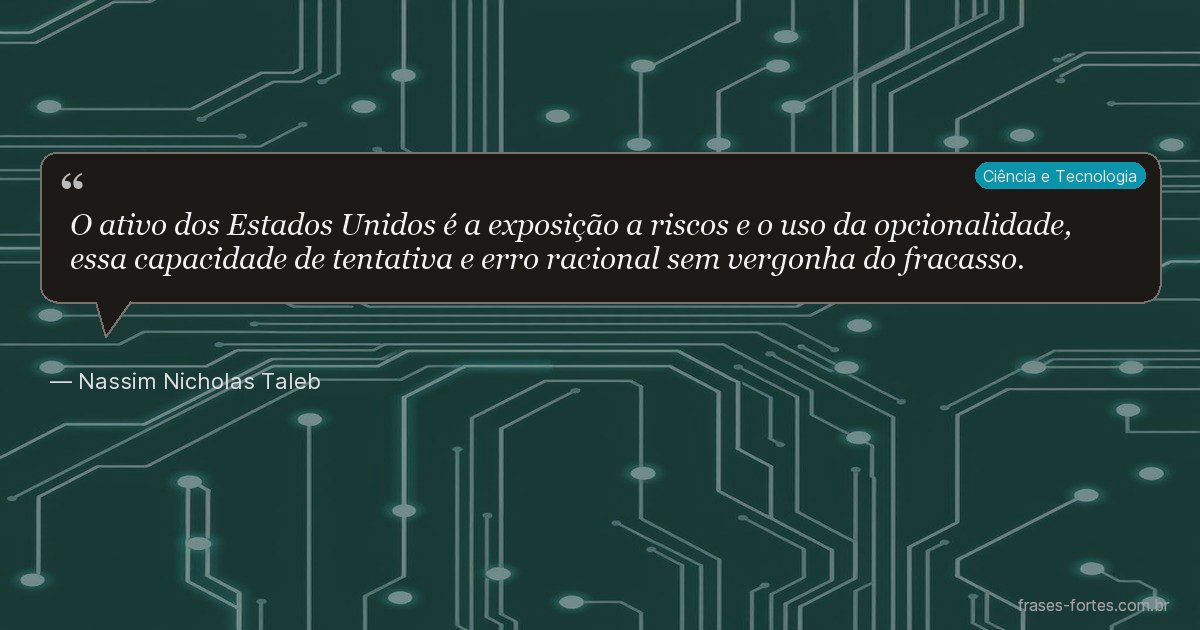 Frase de Nassim Nicholas Taleb