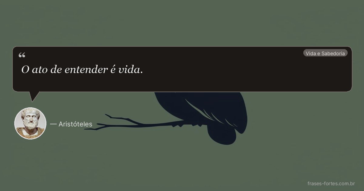 Frase de Aristóteles