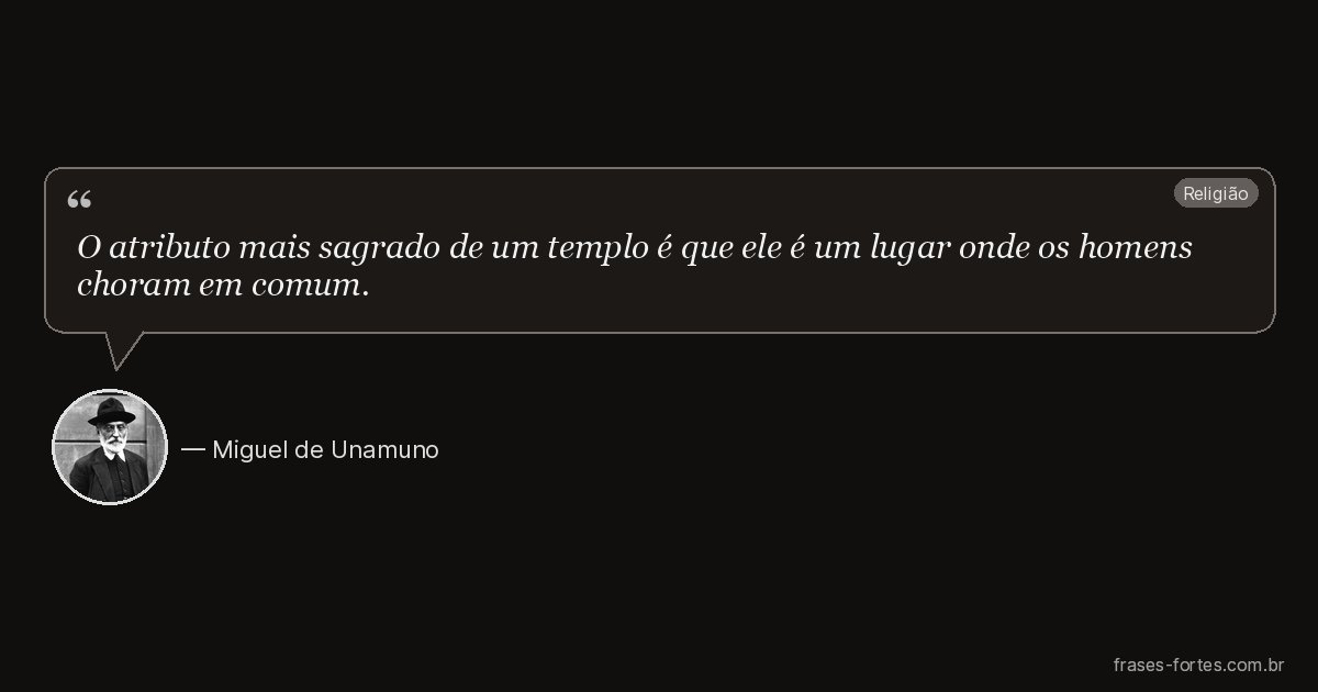Frase de Miguel de Unamuno