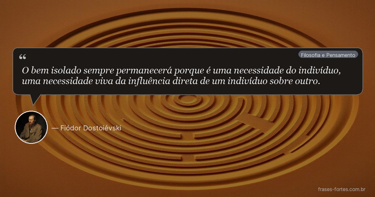 Frase de Fiódor Dostoiévski