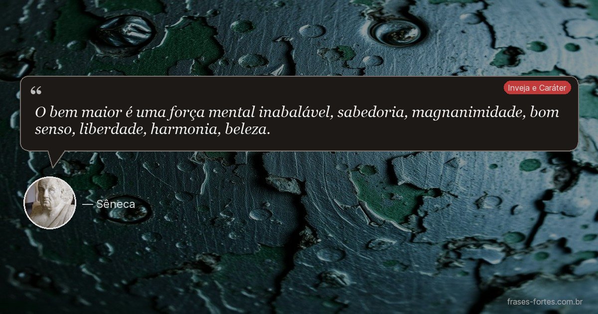 Frase de Sêneca