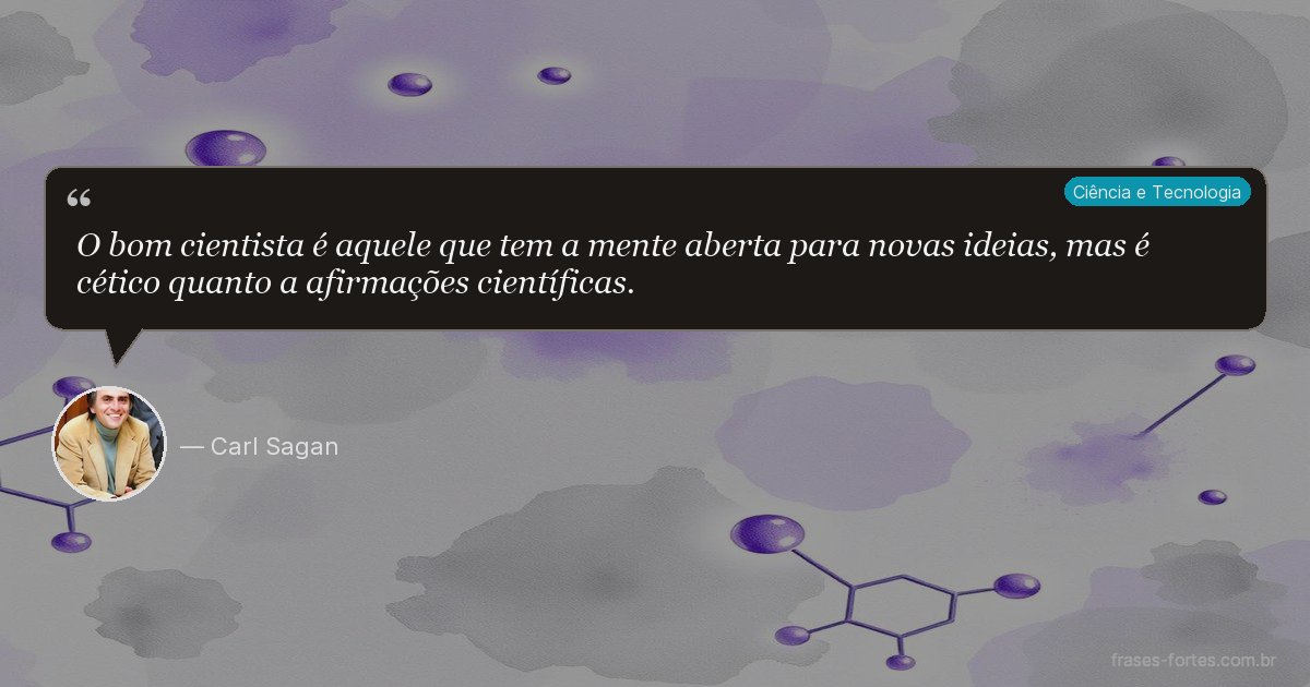 Frase de Carl Sagan