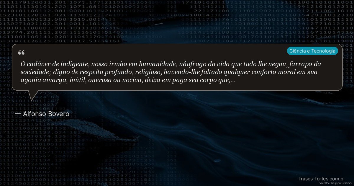 Frase de Alfonso Bovero