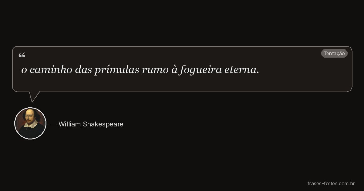 Frase de William Shakespeare