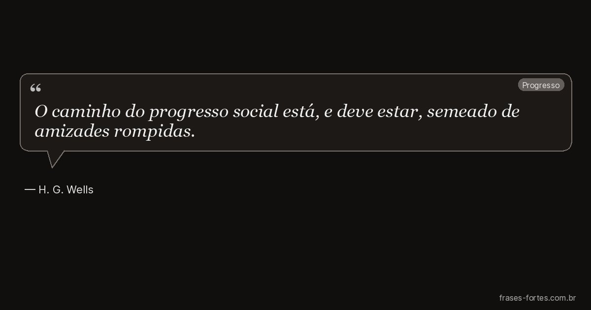 Frase de H. G. Wells