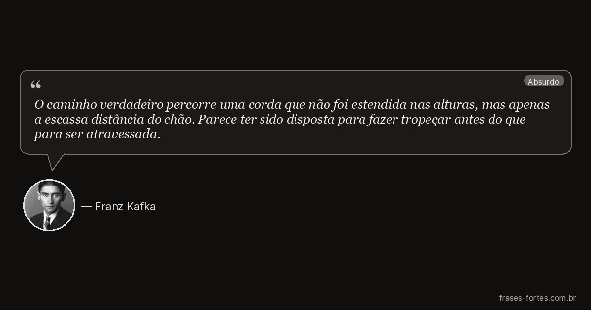 Frase de Franz Kafka