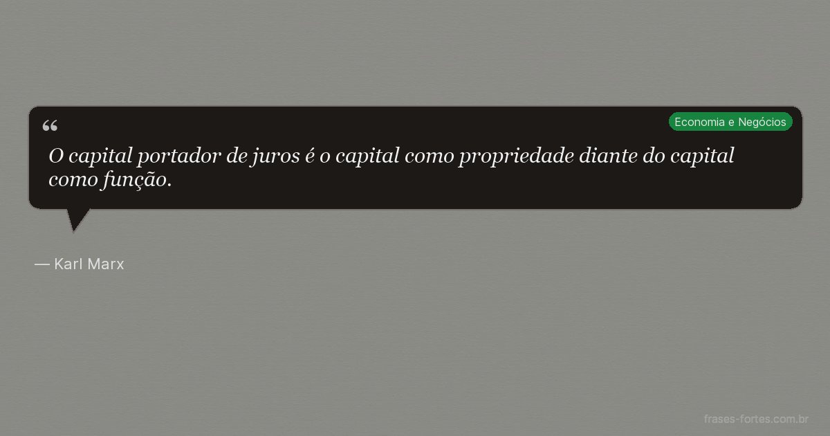 Frase de Karl Marx