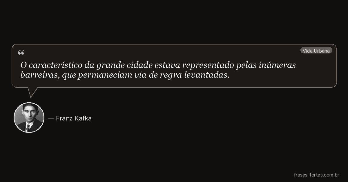 Frase de Franz Kafka