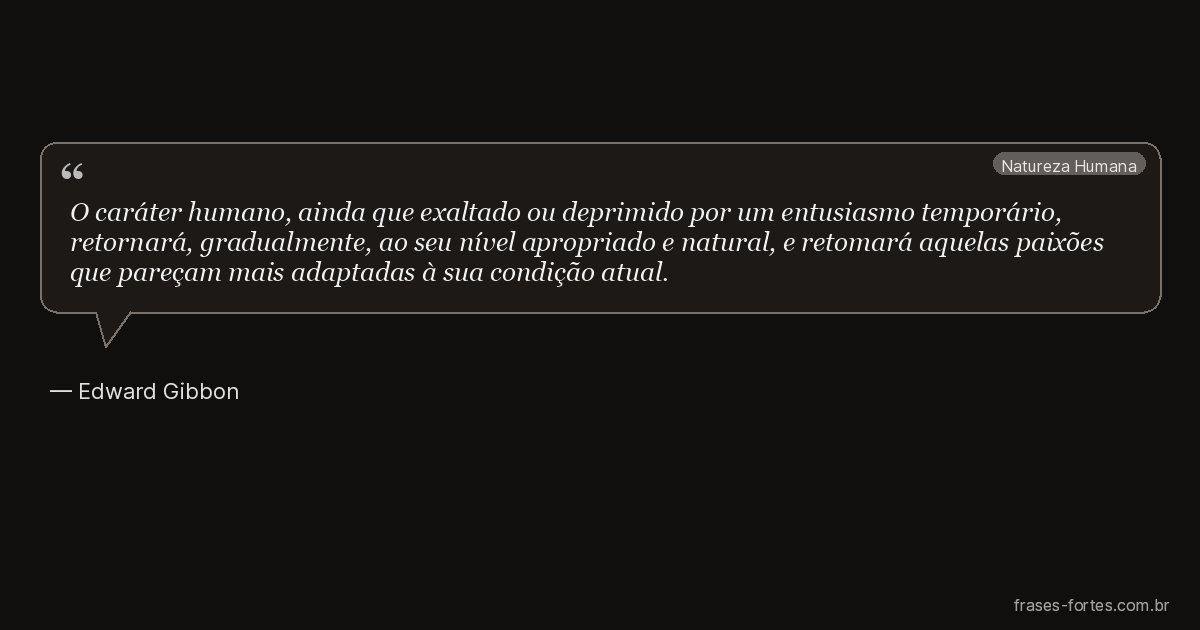 Frase de Edward Gibbon