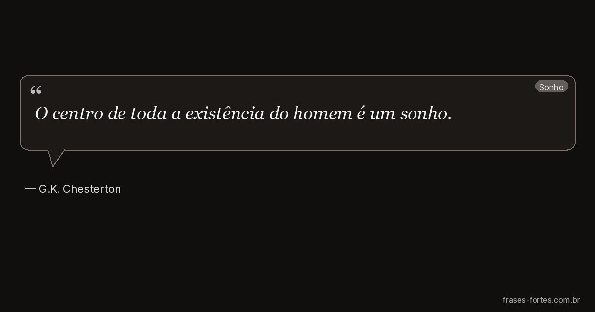 Frase de G.K. Chesterton