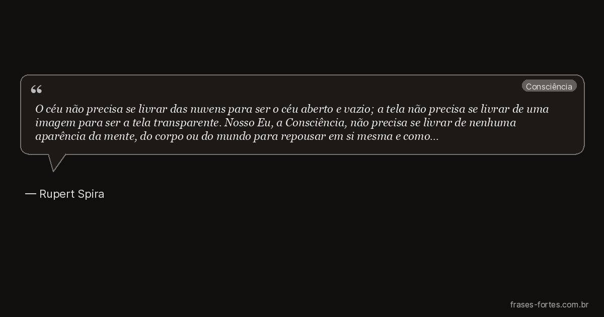 Frase de Rupert Spira