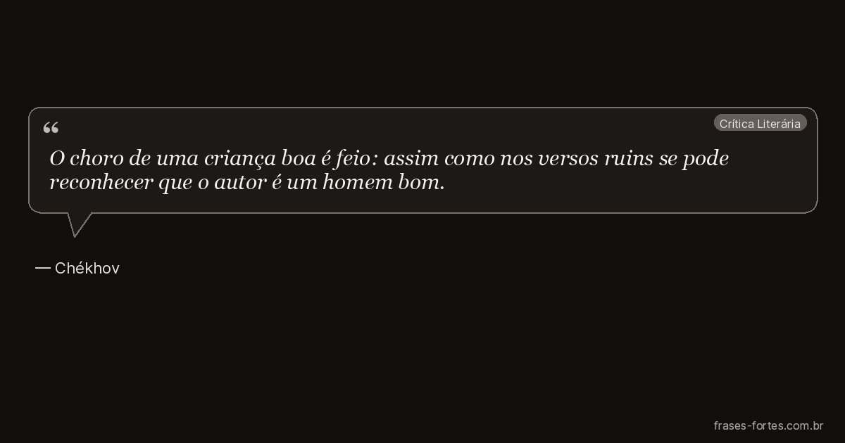 Frase de Chékhov