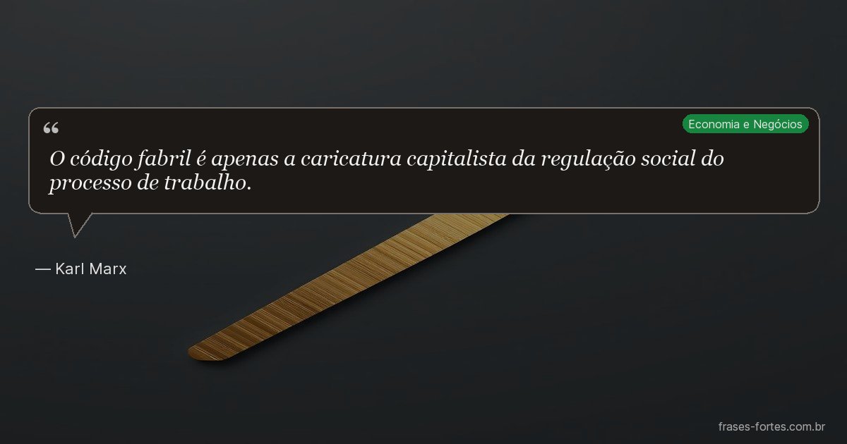Frase de Karl Marx
