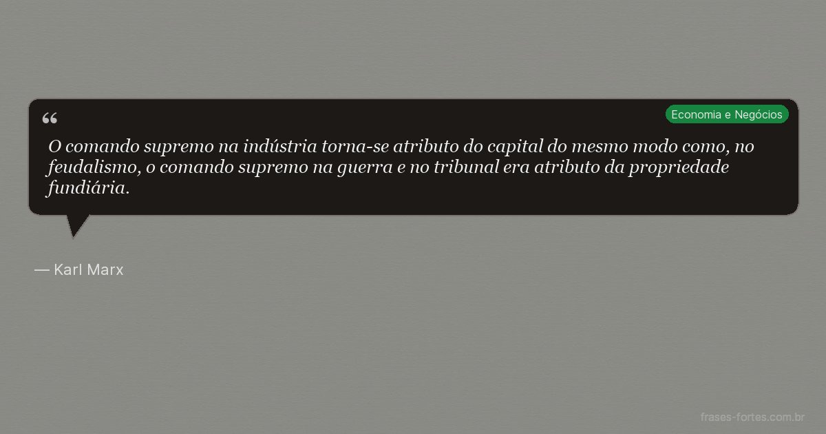 Frase de Karl Marx