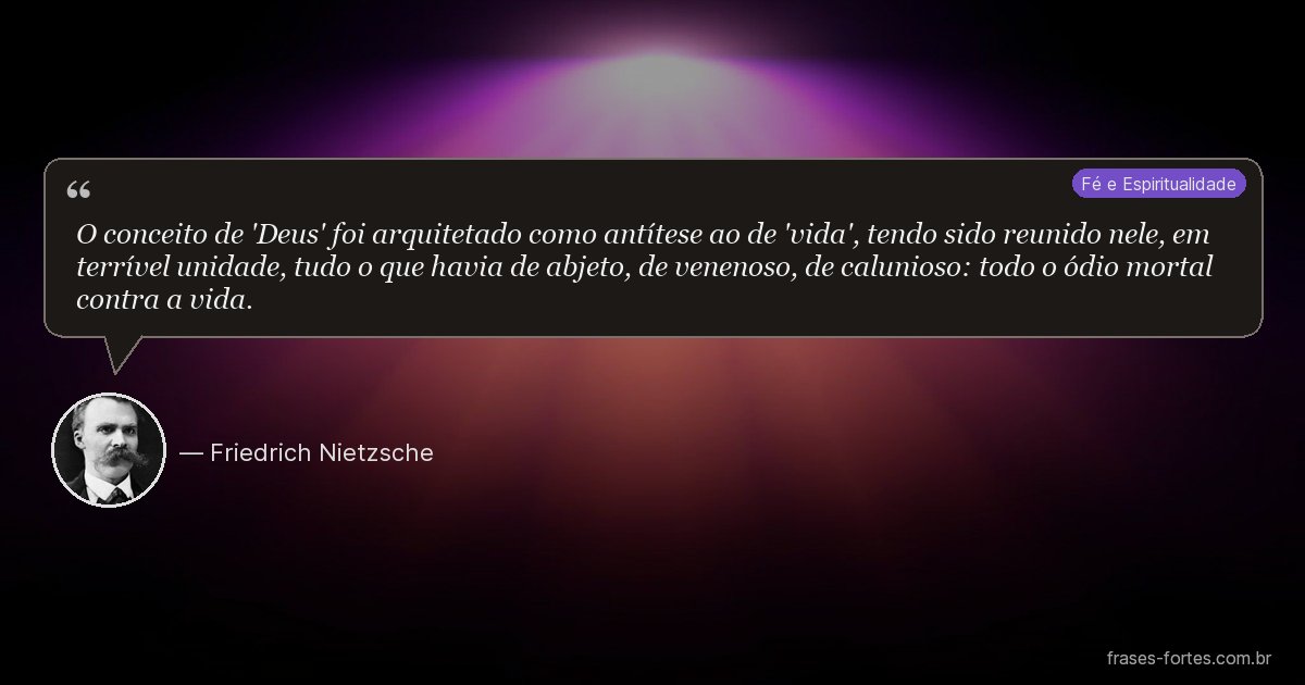 Frase de Friedrich Nietzsche