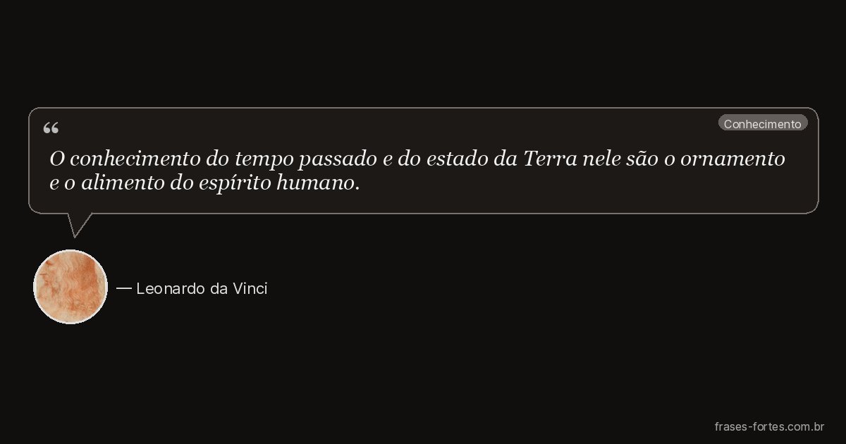 Frase de Leonardo da Vinci