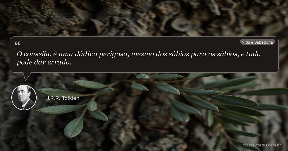 Frase de J.R.R. Tolkien