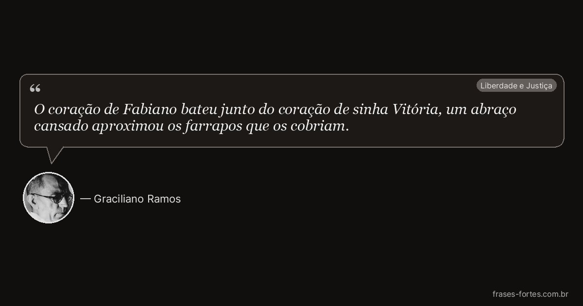 Frase de Graciliano Ramos
