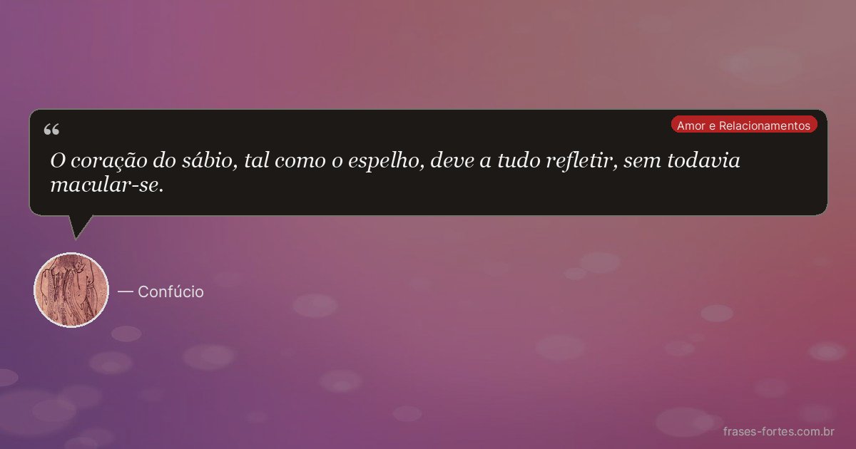 Frase de Confúcio