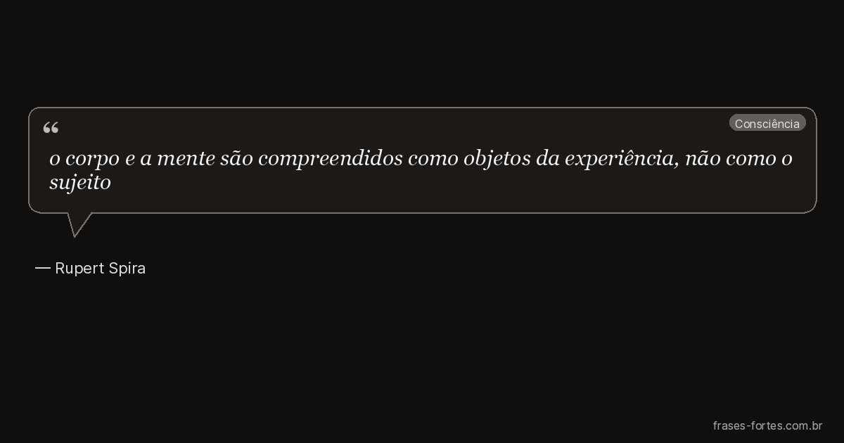 Frase de Rupert Spira