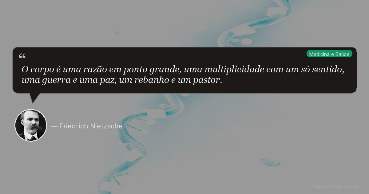 Frase de Friedrich Nietzsche