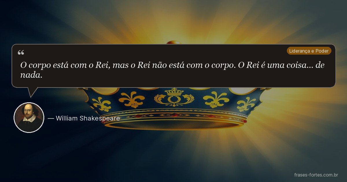 Frase de William Shakespeare