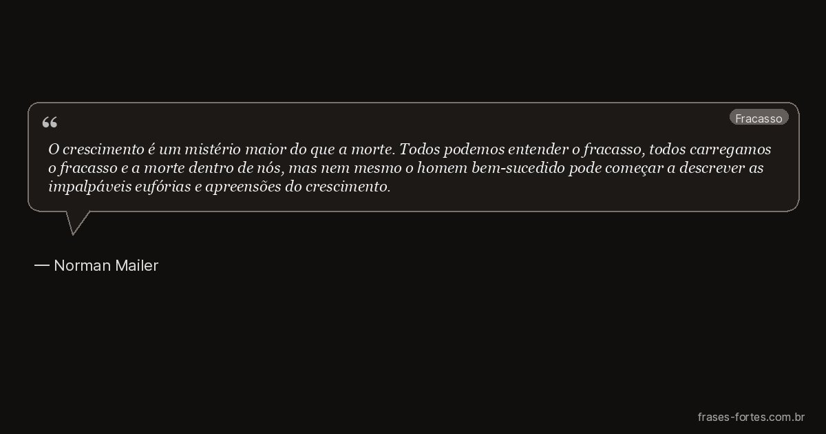 Frase de Norman Mailer