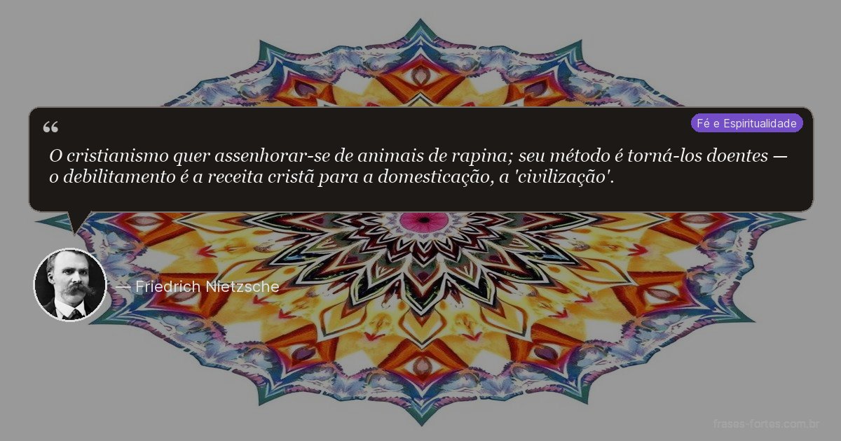 Frase de Friedrich Nietzsche