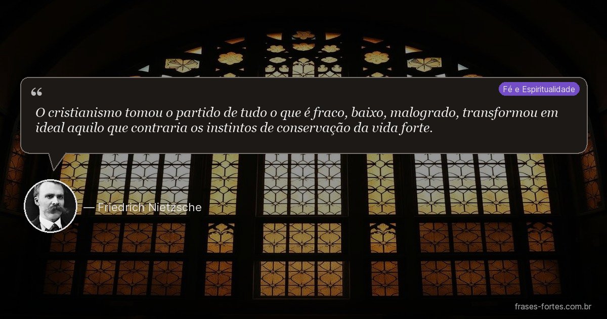 Frase de Friedrich Nietzsche